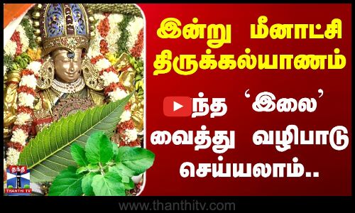 இன்று மீனாட்சி திருக்கல்யாணம் - எந்த `இலை’ வைத்து வழிபாடு செய்யலாம்