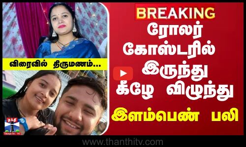 ரோலர் கோஸ்டரில் இருந்து கீழே விழுந்து இளம்பெண் பலி - டெல்லியில் அதிர்ச்சி