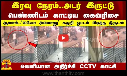 இரவு நேரம்..அடர் இருட்டு..பெண்ணிடம் காட்டிய கைவரிசை..ஆனால்..ஐயோ அம்மானு கதறி ஓட்டம் பிடித்த திருடன்