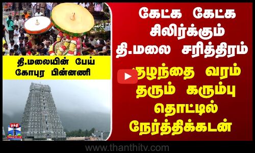 Thiruvannamalai | கேட்க கேட்க சிலிர்க்கும் திமலை சரித்திரம்.. தி.மலையின் பேய் கோபுர பின்னணி