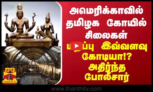 அமெரிக்காவில் தமிழக கோயில் சிலைகள் - அதிர்ந்து போன சிலை கடத்தல் தடுப்பு போலீசார்