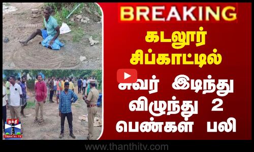 கடலூர் சிப்காட்டில் சுவர் இடிந்து விழுந்து 2 பெண்கள் பலி