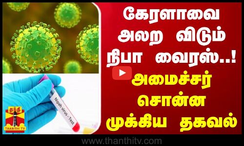 கேரளாவை அலற விடும் நிபா வைரஸ்...அமைச்சர் சொன்ன முக்கிய தகவல்..Nipah Virus | Kerala