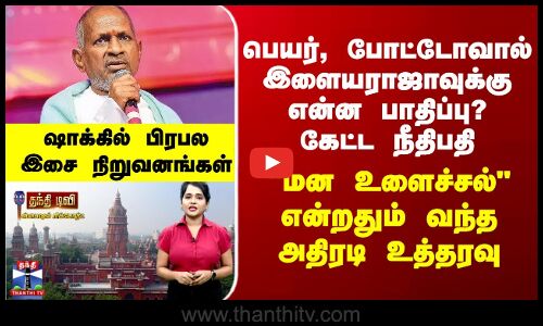 Ilayaraja | பெயர், போட்டோவால் இளையராஜாவுக்கு என்ன பாதிப்பு? கேட்ட நீதிபதி..அடுத்து வந்த உத்தரவு