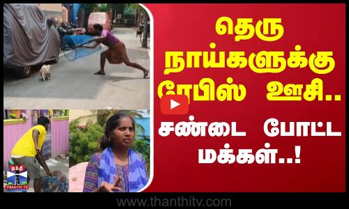 Steet Dogs | Rabies injection | தெரு நாய்களுக்கு ரேபிஸ் ஊசி.. சண்டை போட்ட மக்கள்