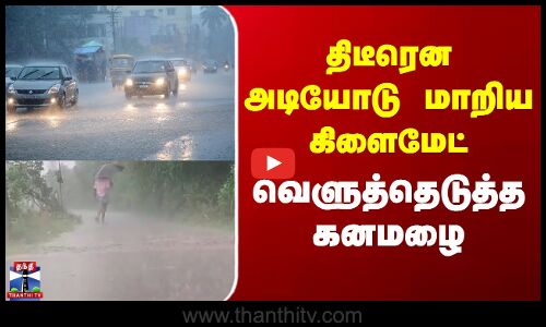 Thiruvarur | Heavy Rain | திடீரென அடியோடு மாறிய கிளைமேட் - வெளுத்தெடுத்த கனமழை