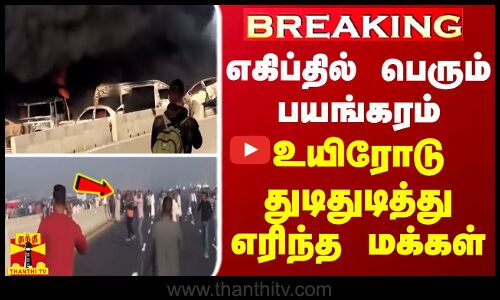 எகிப்தில் பெரும் பயங்கரம்.. உயிரோடு துடிதுடித்து எரிந்த மக்கள்