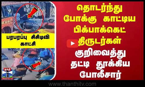 தொடர்ந்து போக்கு காட்டிய திருடர்கள் | குறிவைத்து தட்டி தூக்கிய போலீசார்
