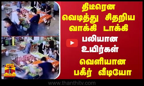 திடீரென வெடித்து சிதறிய வாக்கி டாக்கி.. பலியான உயிர்கள்.. வெளியான பகீர் வீடியோ