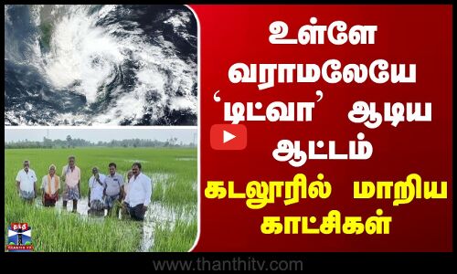 உள்ளே வராமலேயே `டிட்வா’ ஆடிய ஆட்டம்... கடலூரில் மாறிய காட்சிகள்