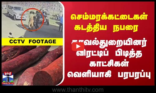 ஆந்திராவில் இருந்து செம்மரக்கட்டைகள் கடத்தல் - ஒருவர் கைது