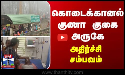 கொடைக்கானல் குணா குகை அருகே அதிர்ச்சி சம்பவம்