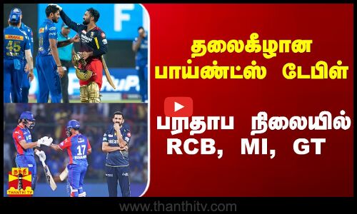 தலைகீழான பாய்ண்ட்ஸ் டேபிள்.. பரிதாப நிலையில் RCB, MI, GT