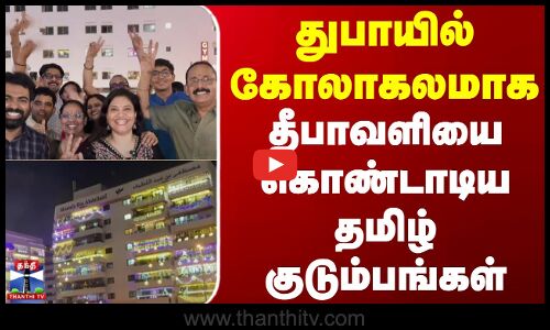 Dubai | Diwali Celebration | துபாயில் கோலாகலமாக தீபாவளியை கொண்டாடிய தமிழ் குடும்பங்கள்