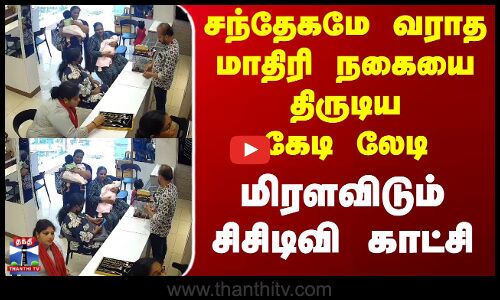 Kerala Theft Cctv | சந்தேகமே வராத மாதிரி நகையை திருடிய கேடி லேடி - மிரளவிடும் சிசிடிவி காட்சி