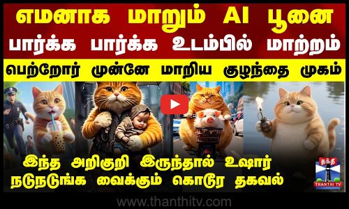 எமனாக மாறும் AI பூனை.. பார்க்க பார்க்க உடம்பில் மாற்றம் - இந்த அறிகுறி இருந்தால் உஷார்