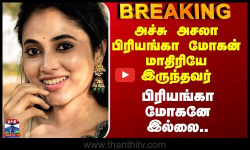 Priyanka Mohan Viral | அச்சு அசலா பிரியங்கா மோகன் மாதிரியே இருந்தவர்  பிரியங்கா மோகனே இல்லை..