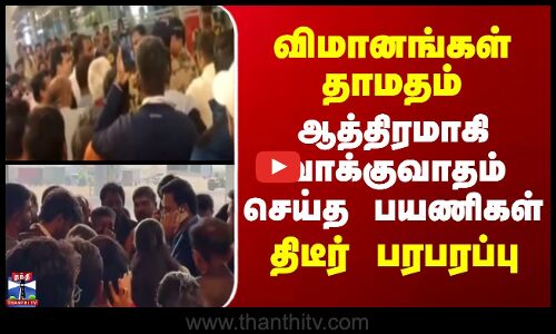 Hyderabad Flight Issue | இண்டிகோ விமானங்கள் தாமதம் - ஆத்திரமாகி வாக்குவாதம் செய்த பயணிகள்..பரபரப்பு