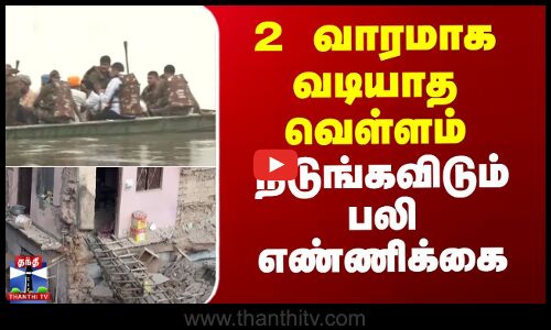 2 வாரமாக வடியாத வெள்ளம் - நடுங்கவிடும் பலி எண்ணிக்கை