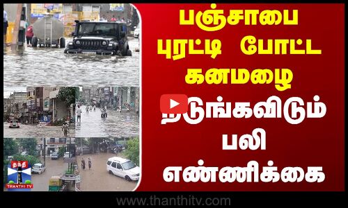 பஞ்சாபை புரட்டி போட்ட கனமழை - நடுங்கவிடும் பலி எண்ணிக்கை