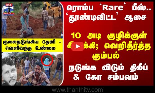 ரொம்ப `Rare பீஸ்.. தூண்டிவிட்டஆசை 10 அடி குழிக்குள் இறக்கி -வெறிதீர்த்த கும்பல்